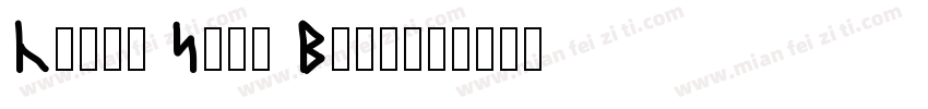 Canva Sams Bold字体转换